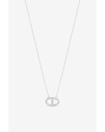 Simply Silver Sterling Silver 925 Interlink Heart Necklace