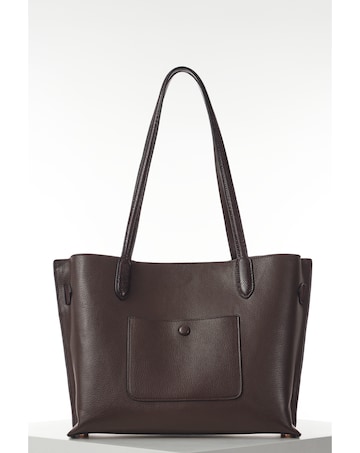 Luella Grey Oriana Chocolate Laptop Tote