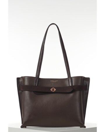 Luella Grey Oriana Chocolate Laptop Tote