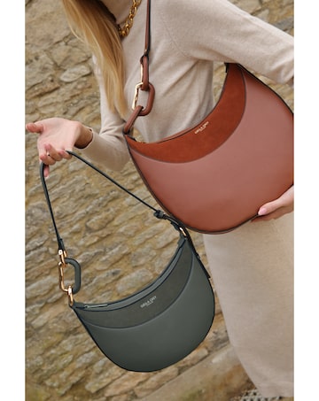 Luella Grey Hester Khaki Shoulder Bag