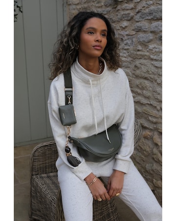 Luella Grey Lauren Khaki Sling Bag