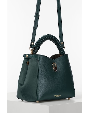 Luella Grey Catherine Woven Handle Crossbody