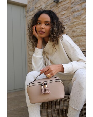 Luella Grey Catherine Woven Handle Crossbody
