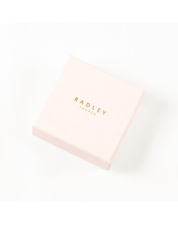 Radley Silver Textured Heart Earrings