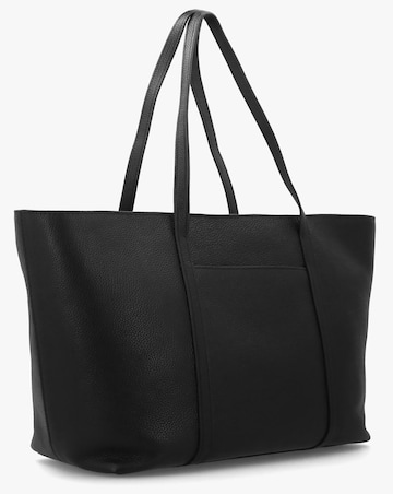 Radley The Weekly Large Top Zip Black Leather Tote Bag