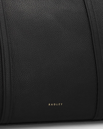 Radley The Weekly Large Top Zip Black Leather Tote Bag