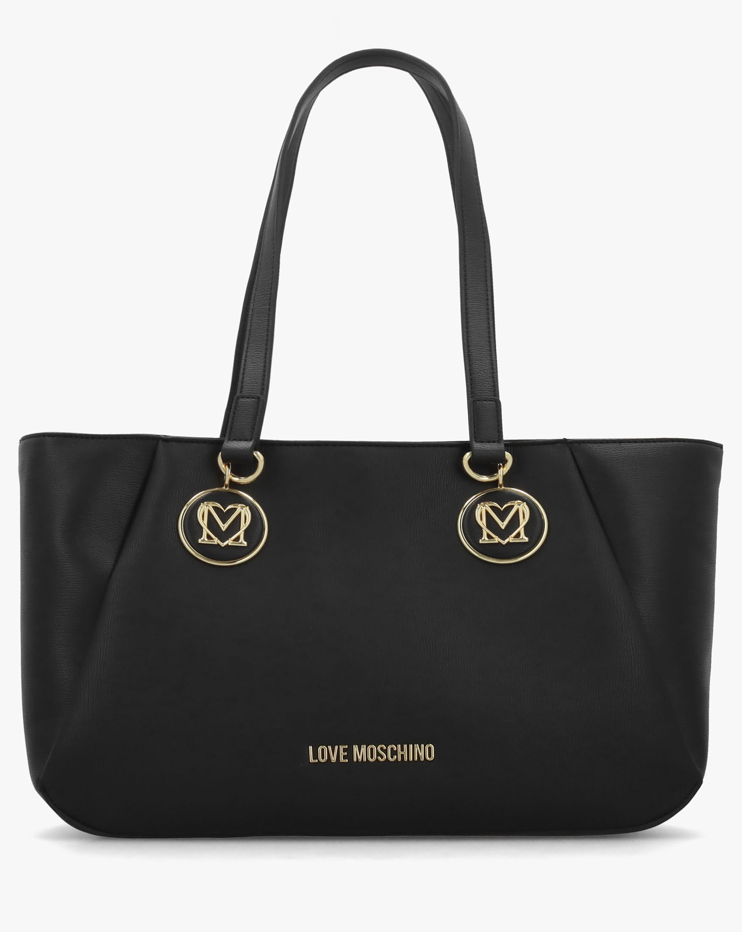Love Moschino Double Heart Logo Shopper