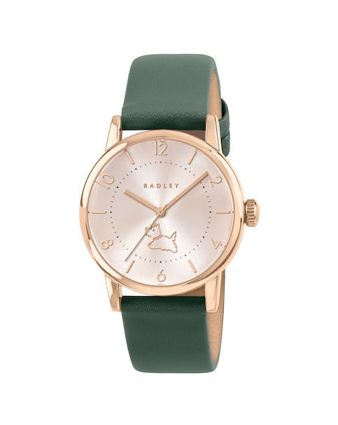 Radley Rose Gold Plated Leather Watch