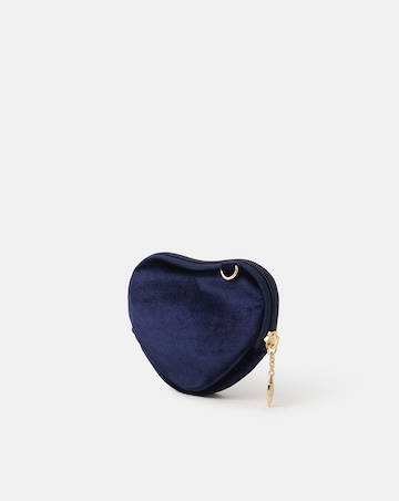 Accessorize Star Embroidered Heart Coin Purse