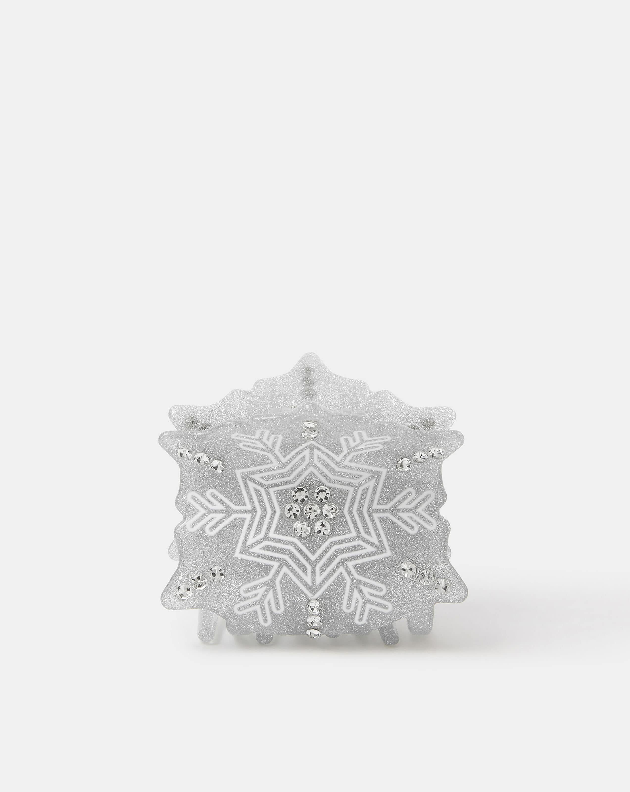 Accessorize Snowflake Claw Clip