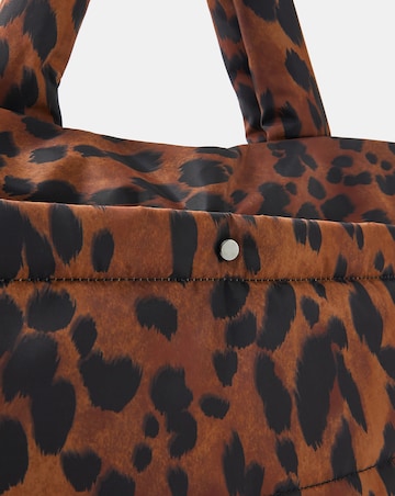 Accessorize Animal Print Quilted Shopper Bag