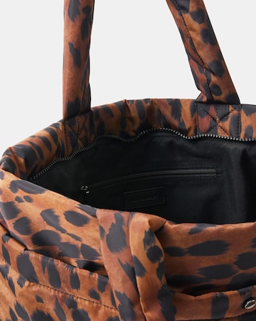 Accessorize Animal Print Quilted Shopper Bag
