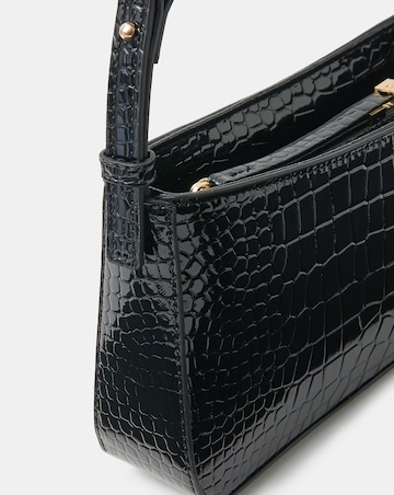 Accessorize Faux Croc Shoulder Bag