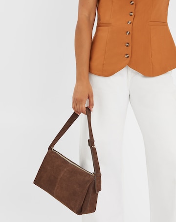 Accessorize Suede Shoulder Bag