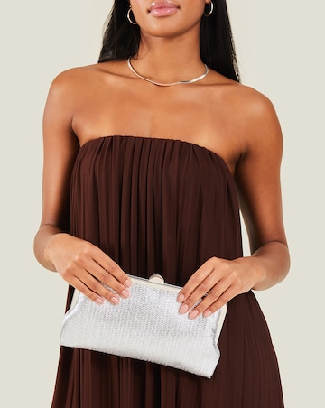 Accessorize Metallic Clutch Bag