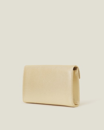 Accessorize Metallic Envelope Clutch Bag