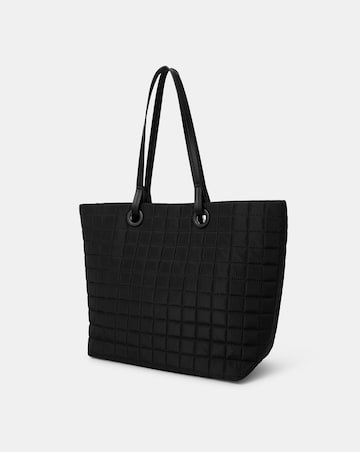 Accessorize Quilted Nylon Tote Bag
