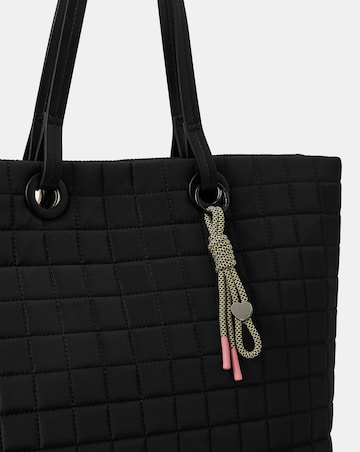 Accessorize Quilted Nylon Tote Bag