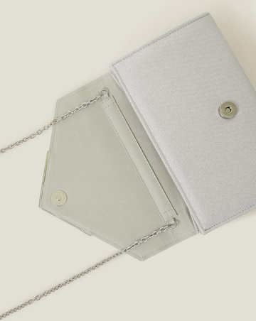 Accessorize Metallic Envelope Clutch Bag