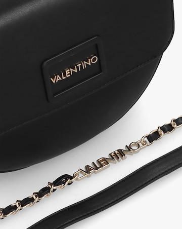 Valentino Bags Wannabe Front Flapover Black Dome Bag