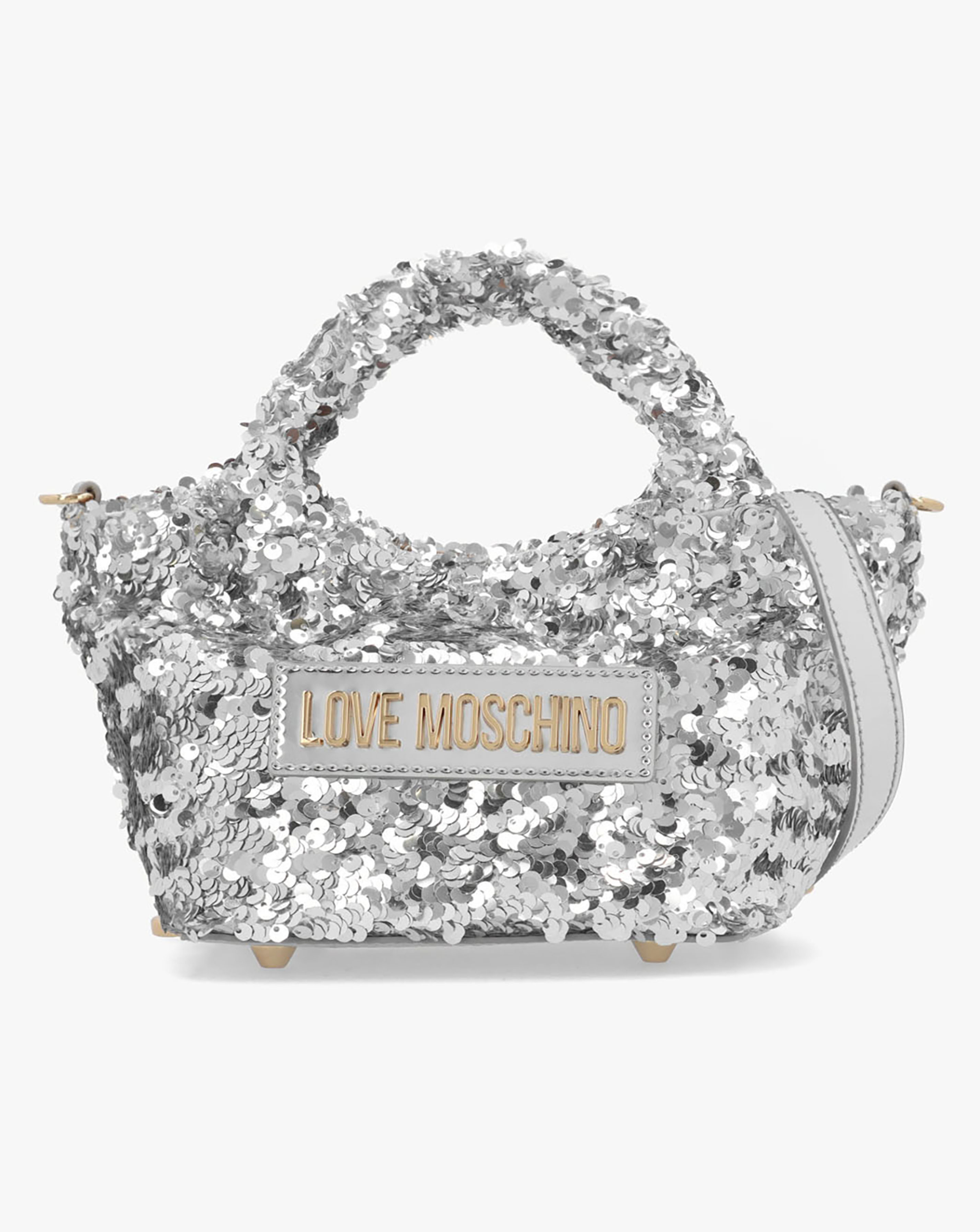 Love Moschino Sequin Top Handle Bag