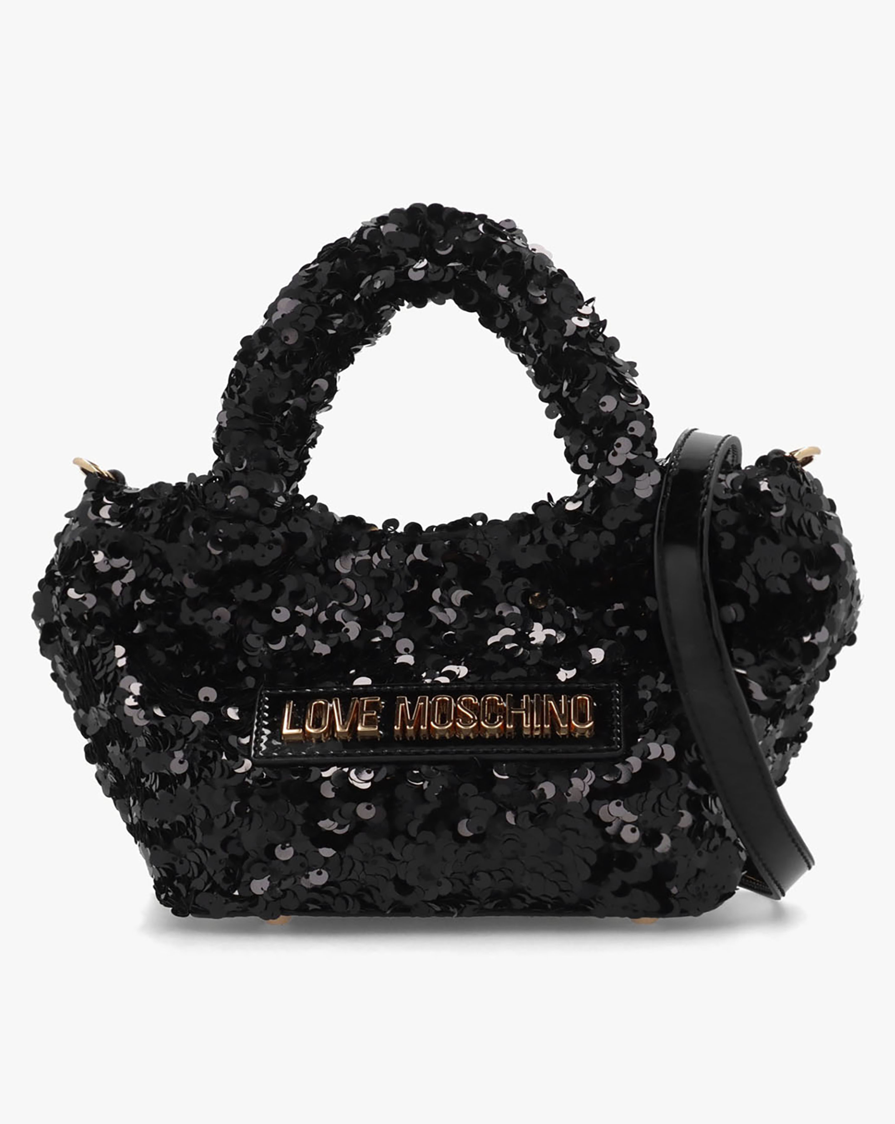 Love Moschino Sequin Top Handle Bag