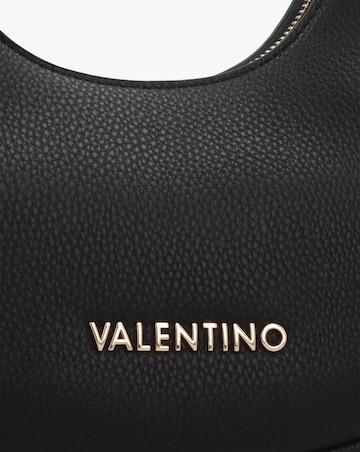 Valentino Bags Shelby Black Logo Letter Hobo Bag