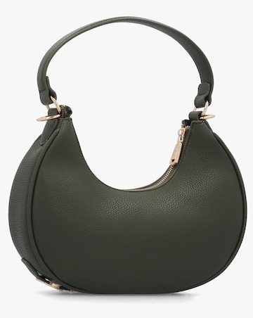 Valentino Bags Shelby Khaki Logo Letter Hobo Bag