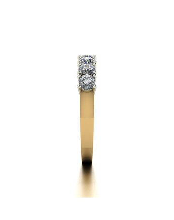 9ct Gold 1ct Moissanite Eternity Ring