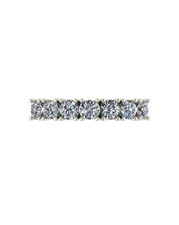 9ct Gold 1ct Moissanite Eternity Ring