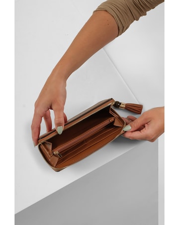 Luella Grey Myrtle Conker Purse