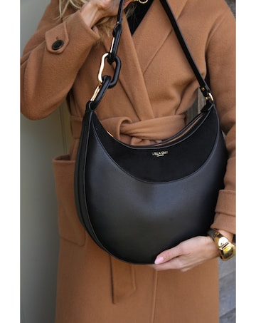 Luella Grey Thelma Black Scoop Hobo