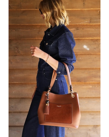 Luella Grey Sienna Conker Hobo Tote