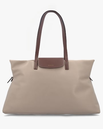 Radley Pockets Essentials Medium Top Zip Beige Tote Bag
