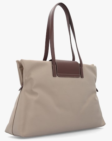 Radley Pockets Essentials Medium Top Zip Beige Tote Bag