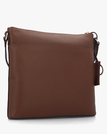 Radley Pockets Large Top Zip North-South Chocolate Leather Cross-Body