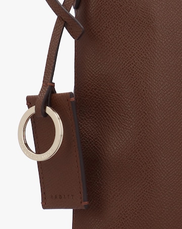 Radley Pockets Large Top Zip North-South Chocolate Leather Cross-Body