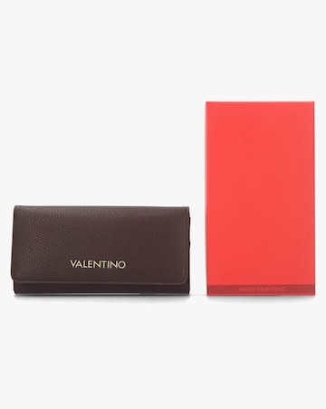 Valentino Bags Alexia Brown Trifold Wallet