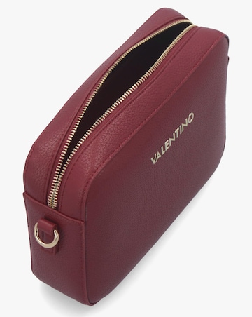 Valentino Bags Alexia Burgundy Camera Bag