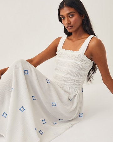 Monsoon Briar Shirred Maxi Dress