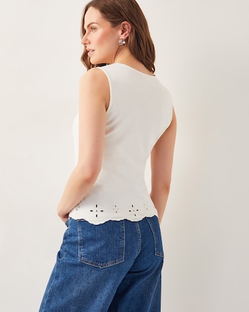 Monsoon Cara Cutwork Cami Top
