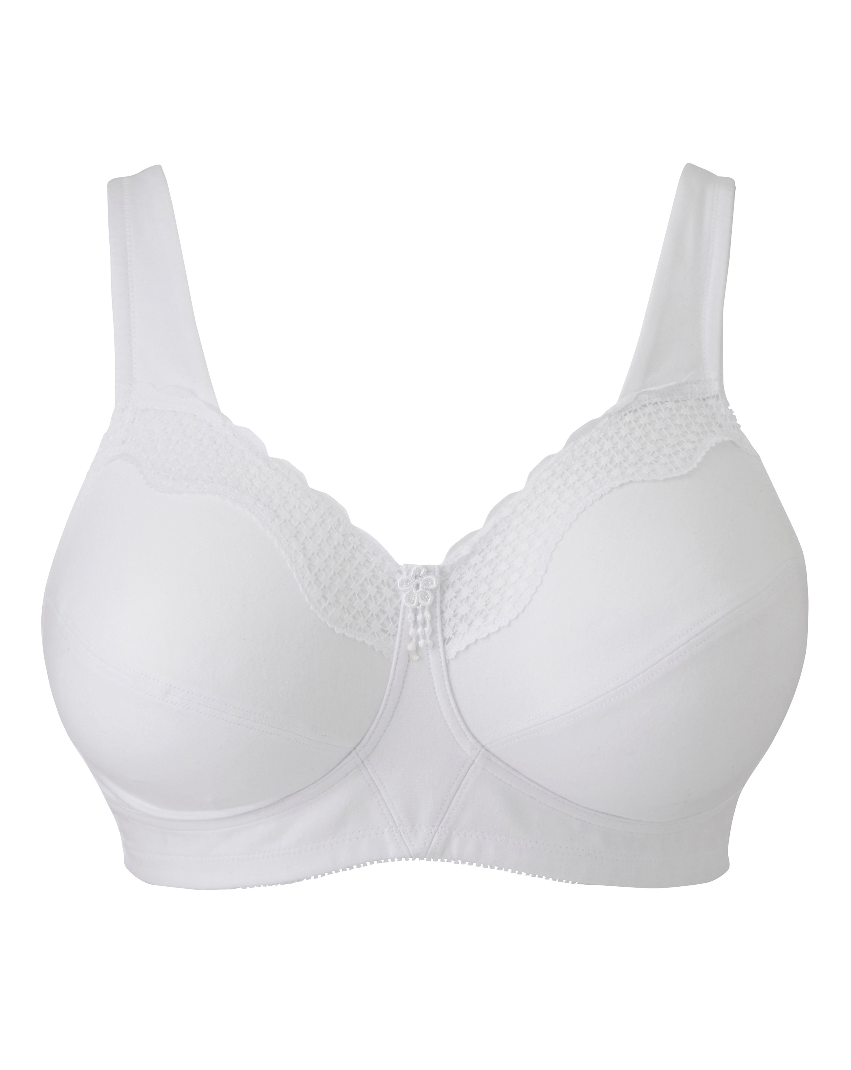 Bestform Cotton Non Wired Bra White