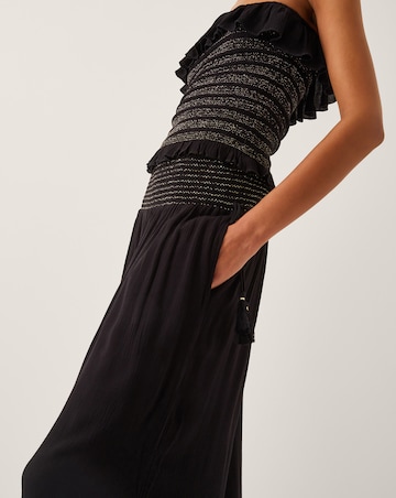 Monsoon Heidi Shirred Wide Leg Trousers