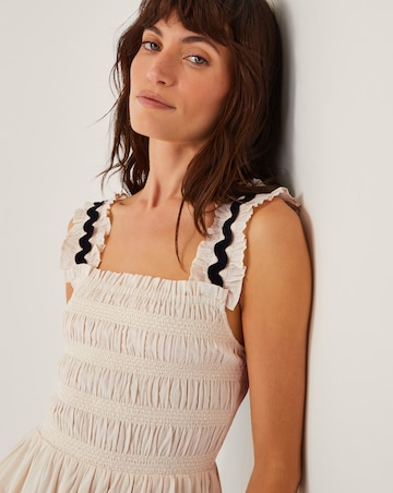 Monsoon Tabitha Sleeveless Smocked Dress