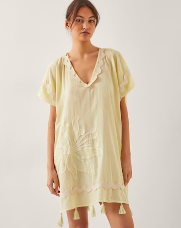 Monsoon Suzie Tassel Kaftan Cover Up