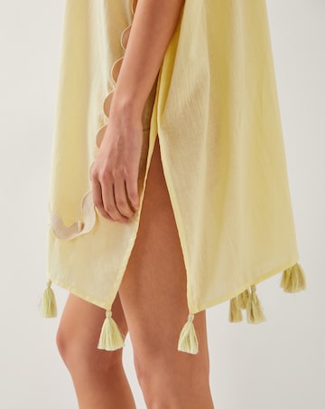 Monsoon Suzie Tassel Kaftan Cover Up