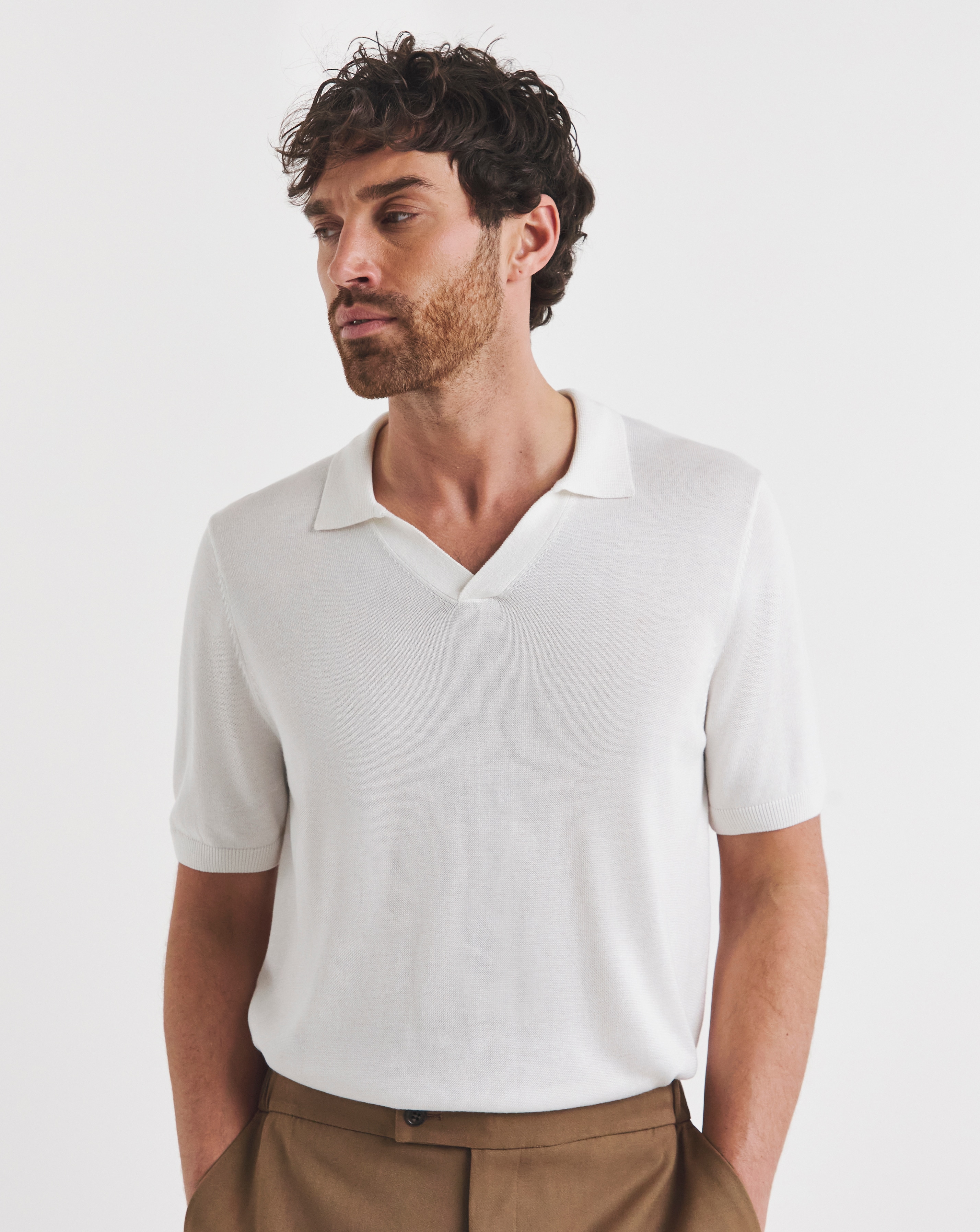 Folio Open Neck Polo