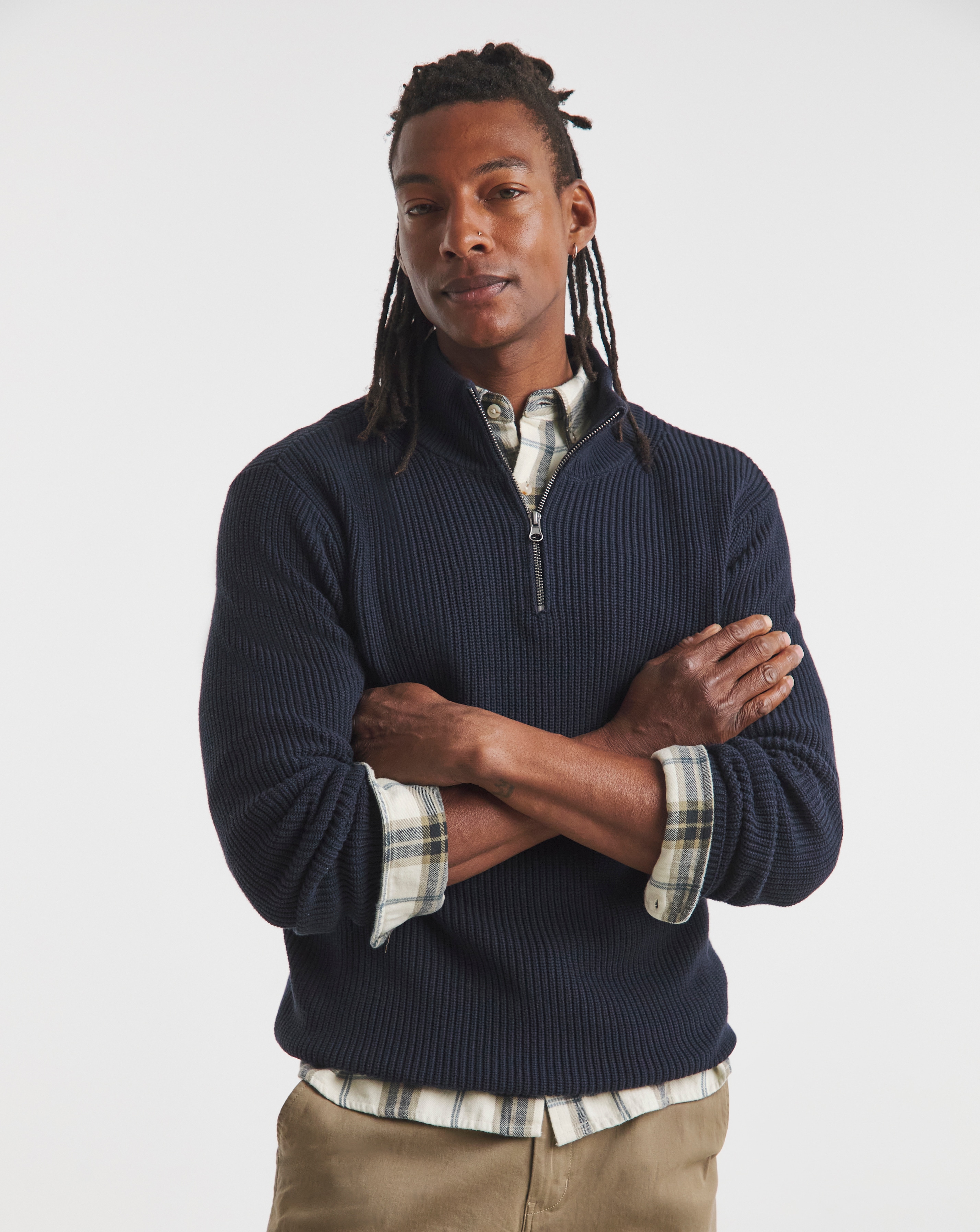Fisherman 1/4 Zip Knitted Jumper