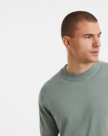 Knitted Crew Neck T-Shirt