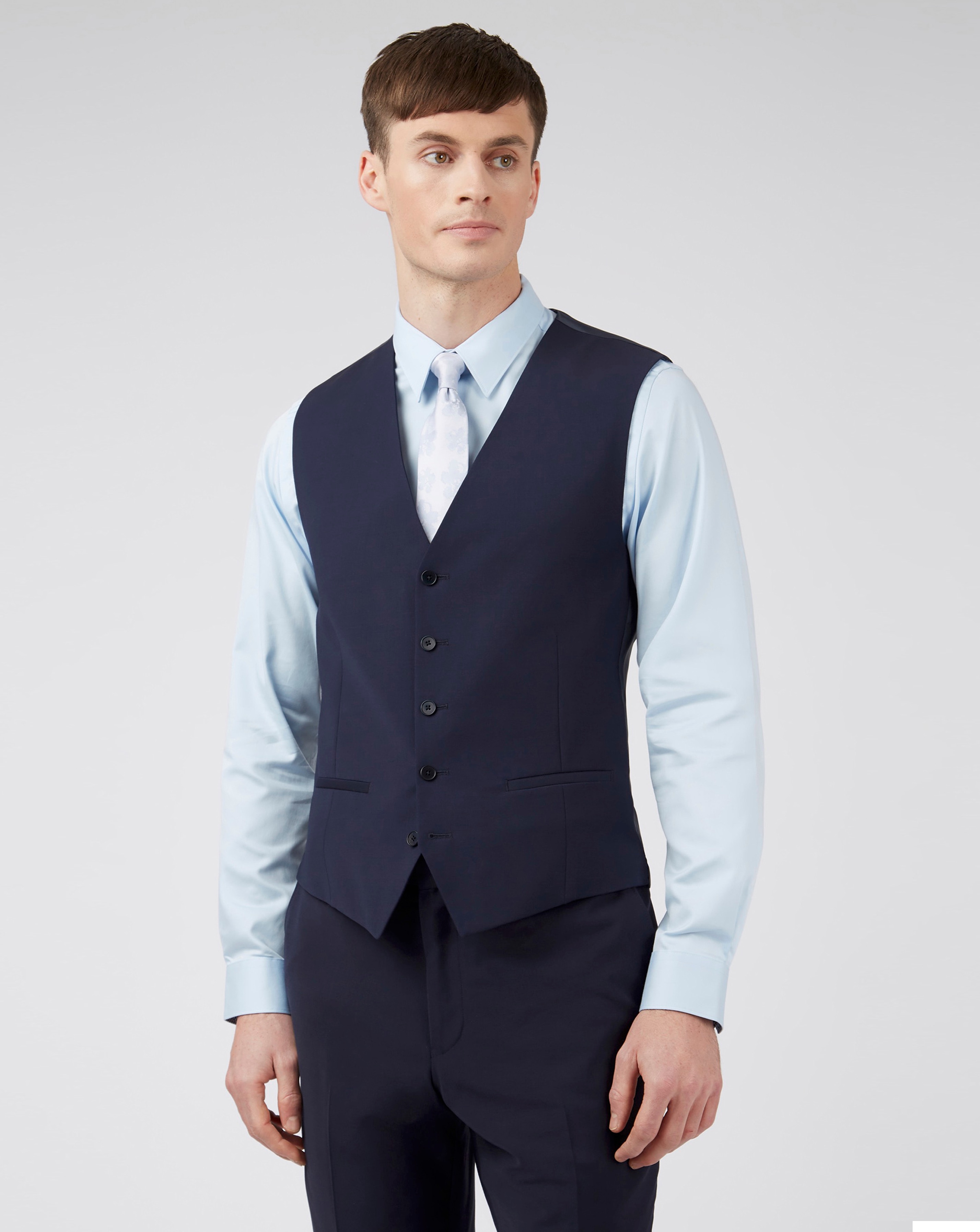 Ted Baker Slim Fit Panama Waistcoat
